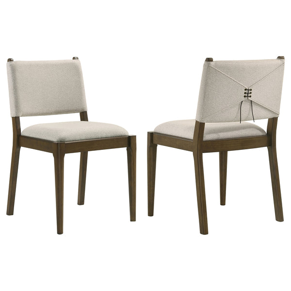 Coaster Ottowa Upholstered Dining Side Chair Brown
