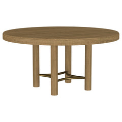 Coaster Arini 5-Piece Round Dining Room Table Set Sand Wash