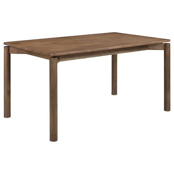 Coaster Parkridge 59-Inch Rectangular Dining Table Natural Walnut