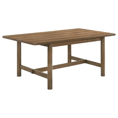 Coaster Crestmore 71-Inch Rectangular Wood Dining Table Walnut