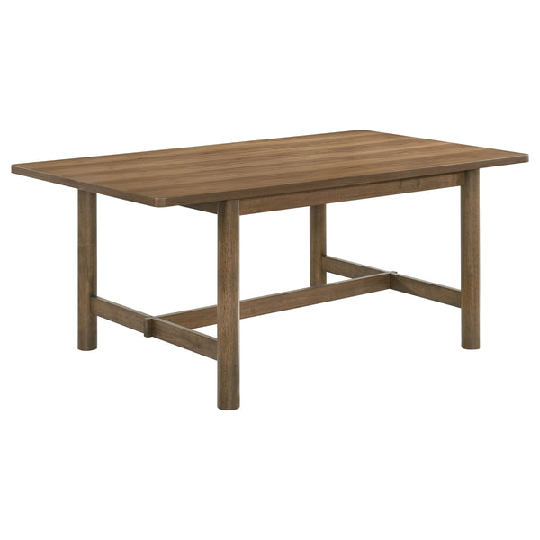 Coaster Crestmore 71-Inch Rectangular Wood Dining Table Walnut