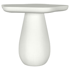 Coaster Perth 17-Inch Side Table With Cloud-Shaped Top Off White