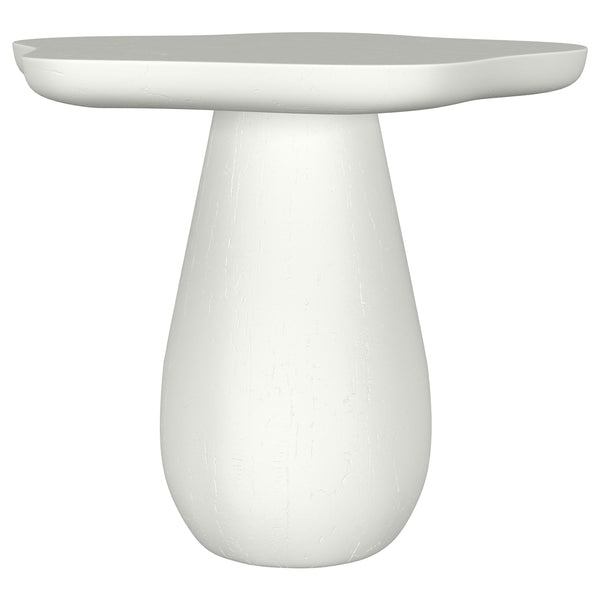 Coaster Perth 17-Inch Side Table With Cloud-Shaped Top Off White