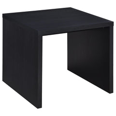 Coaster Knapp Engineered Wood Square Side End Table Black