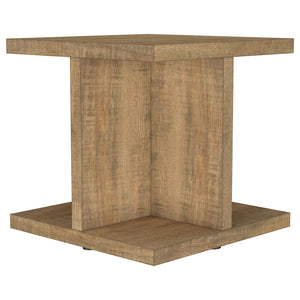 Coaster Cortona Square Engineered Wood End Side Table Mango