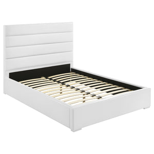 Coaster Felicity 53-Inch Upholstered Full Platform Bed White