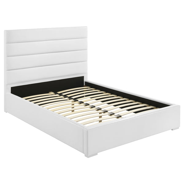 Coaster Felicity 53-Inch Upholstered Full Platform Bed White