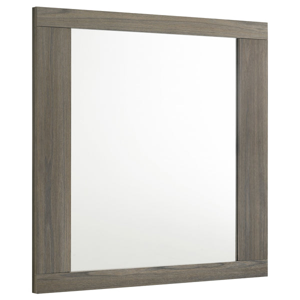 Coaster Fenwick Dresser Mirror Grey Oak