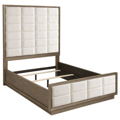 Coaster Durango 80-Inch Queen Panel Bed Taupe Oak