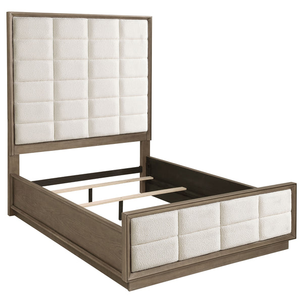 Coaster Durango 80-Inch Queen Panel Bed Taupe Oak