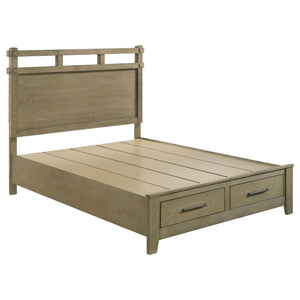 Coaster Hazlewood 59-Inch Queen Panel Storage Bed Vineyard Oak