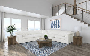 Coaster Raleigh 5-Piece Boucle Upholstered Modular Sectional Ivory