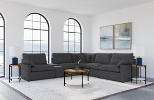Coaster Collins 6-Piece Modular Power Reclining Sectional Dark Grey