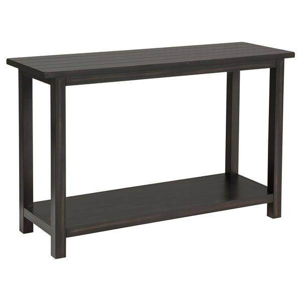 Coaster Payne Wood Entryway Sofa Console Table Java