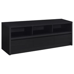 Coaster Rutland 59-Inch 3-Drawer Tv Stand Media Console Black