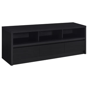 Coaster Rutland 59-Inch 3-Drawer Tv Stand Media Console Black