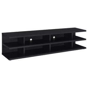 Coaster Cartmill 78-Inch 2-Tier Tv Stand Media Console Black