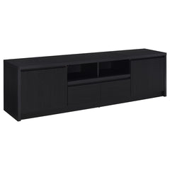 Coaster Winfield 78-Inch 2-Door Tv Stand Media Console Black