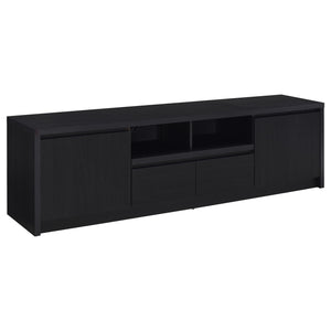 Coaster Winfield 78-Inch 2-Door Tv Stand Media Console Black