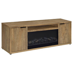 Coaster Fuller 60-Inch 2-Door Tv Stand Fireplace Media Console Mango