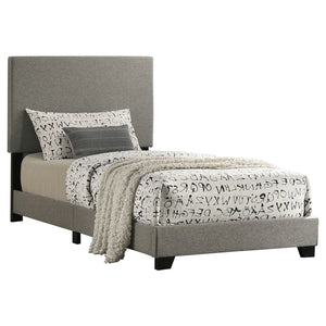 Coaster Dorian Fabric Upholstered Twin Panel Bed Taupe