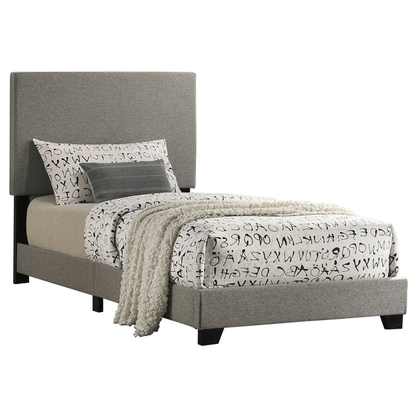 Coaster Dorian Fabric Upholstered Twin Panel Bed Taupe