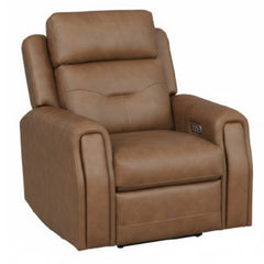 Flexsteel Zero Gravity Felix Leather Power Recliner with Power Headrest, Lumbar, Heat & Massage in Sabble