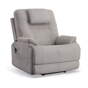Flexsteel Zero Gravity Zecliner Model 2 Fabric Power Sleep Recliner with Power Headrest & Lumbar in Dove