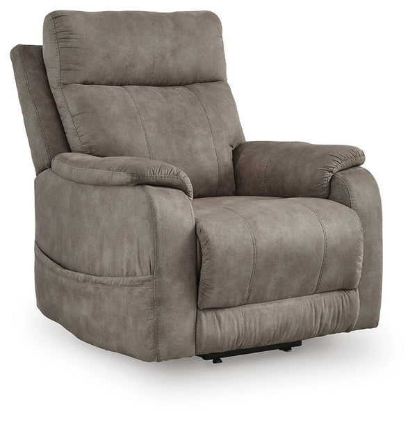 Crestmeade Power Lift Heat & Massage Recliner Fossil