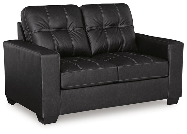 Barlin Mills Stationary Loveseat Carbon