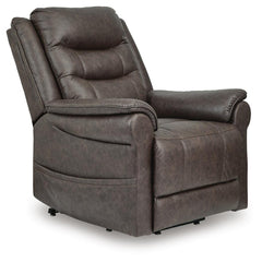 Oatman Power Lift Heat & Massage Recliner Umber