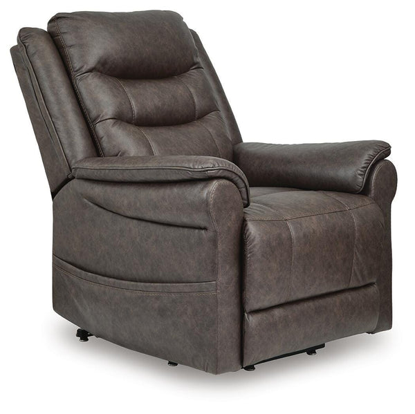 Oatman Power Lift Heat & Massage Recliner Umber