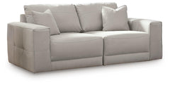 Next-Gen Gaucho 2-Piece Stationary Sectional Stationary Loveseat Gray