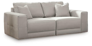 Next-Gen Gaucho 2-Piece Stationary Sectional Stationary Loveseat Gray
