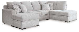 Gabyleigh 2-Piece Sectional with Chaise Nickel