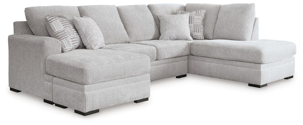 Gabyleigh 2-Piece Sectional with Chaise Nickel