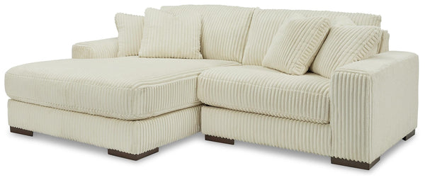 Lindyn 2-Piece Sectional with Chaise Ivory