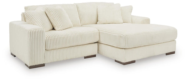 Lindyn 2-Piece Sectional with Chaise Ivory