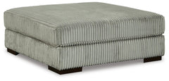 Lindyn Oversized Accent Ottoman Fog