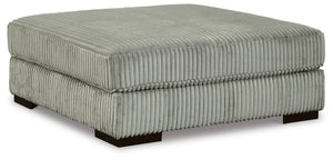 Lindyn Oversized Accent Ottoman Fog