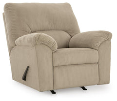 SimpleJoy Manual Rocker Recliner Sand