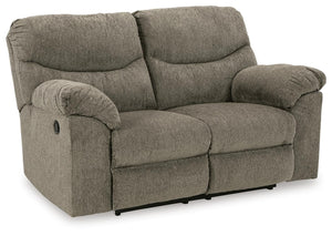 Alphons Manual Reclining Loveseat Putty