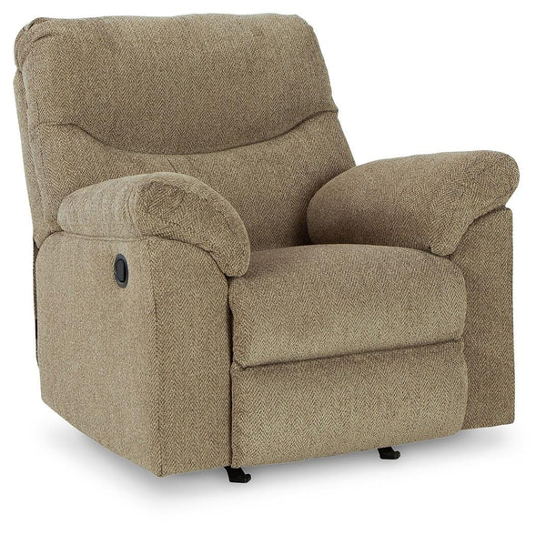 Alphons Manual Rocker Recliner Briar