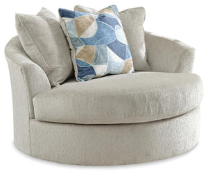 Maxon Place Oversized Swivel Accent Chair Stone