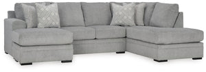 Casselbury 2-Piece Stationary Sectional with Chaise Cement