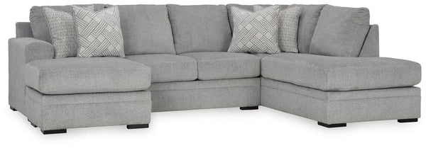 Casselbury 2-Piece Stationary Sectional with Chaise Cement