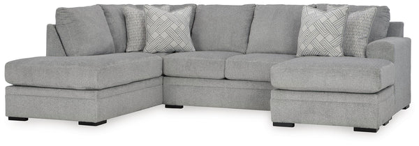 Casselbury 2-Piece Stationary Sectional with Chaise Cement