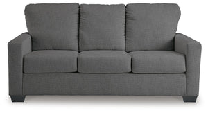 Rannis Fabric Full Stationary Sofa Sleeper Pewter