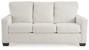 Rannis Fabric Full Stationary Sofa Stationary Sleeper Snow