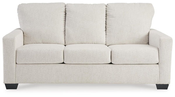 Rannis Fabric Full Stationary Sofa Stationary Sleeper Snow